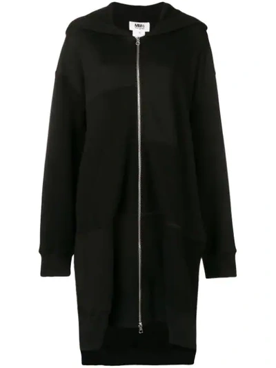 Mm6 Maison Margiela Oversized Hoodie In Black