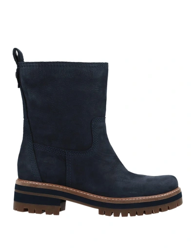 Timberland Ankle Boot In Dark Blue