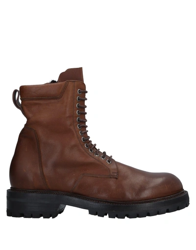 Rick Owens Boots In Brown