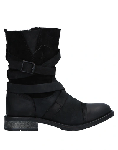 Mdk Ankle Boots In Black