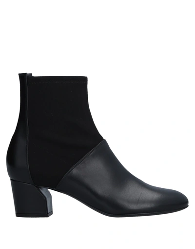 Casadei Ankle Boots In Black