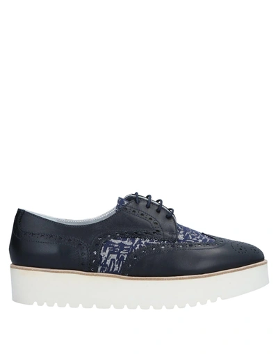 Lolo Laced Shoes In Dark Blue