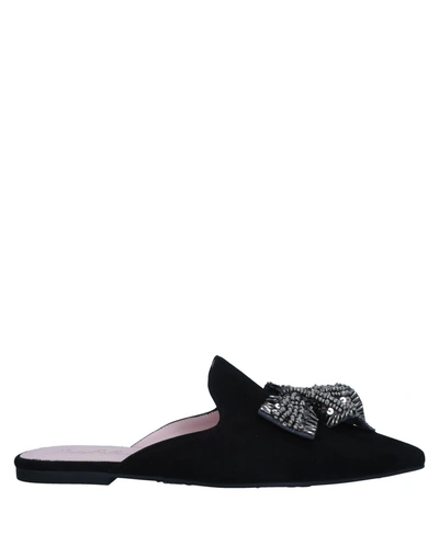 Pretty Ballerinas Mules In Black