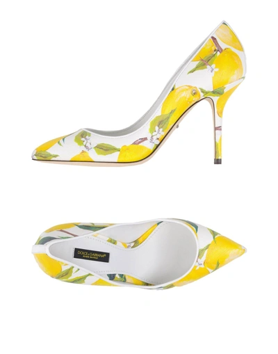 Dolce & Gabbana Pump In Yellow