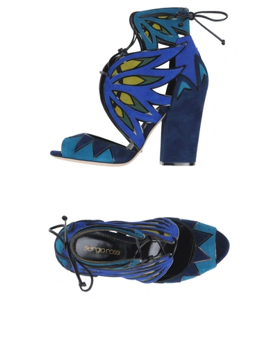 Sergio Rossi Sandals In Blue