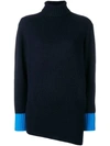 Sportmax Cashmere Knit Sweater In Dark Blue