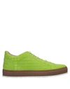 A.testoni Sneakers In Acid Green