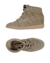 Isabel Marant Étoile Sneakers In Military Green