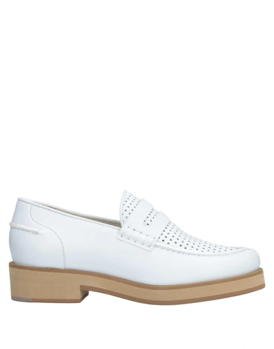 Jil Sander Loafers In White