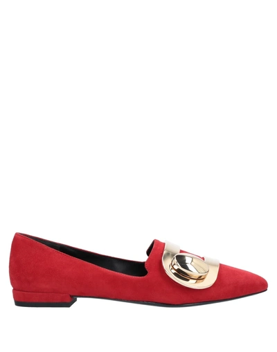 Stella Luna Loafers In Red