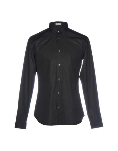 Dior Solid Color Shirt In Black