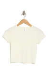 Abound Short Sleeve Baby Tee In Ivory