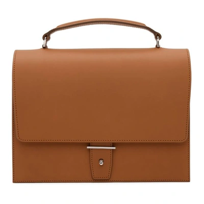 Pb 0110 Brown Top Handle Bag