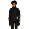 Ambush High Neck Logo Intarsia Wool Jumper - Black