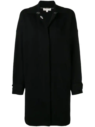 Michael Michael Kors Sweatshirt Coat In Black