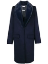 P.a.r.o.s.h Silhouette Fitted Coat In Blue