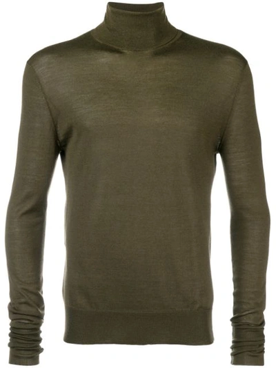 Neil Barrett Roll-neck Fitted Jumper Grey