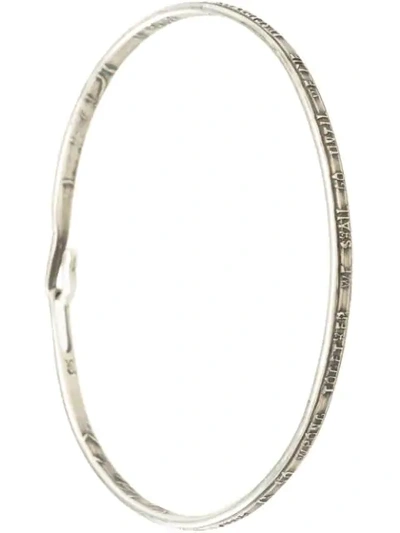 Werkstatt:münchen Hook-on Bracelet In Metallic
