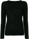 Aspesi Slim Fit Knitted Top - Black