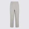 Brunello Cucinelli Pantaloni Grigio Chiaro In Grey