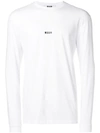 Msgm Long Sleeve T-shirt - White