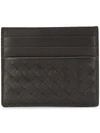 Bottega Veneta Intrecciato Card Case - Brown