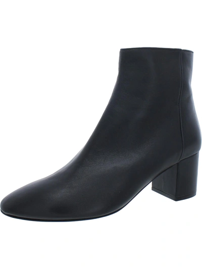 Bruno Magli Vinny Womens Leather Pointed Toe Ankle Boots In Black