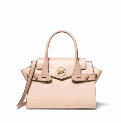 Michael Kors Carmen Saffiano Leatherflap Satchel Shoulder Purse Bag In Multi