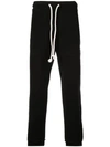 Maison Margiela Loose Fitted Track Trousers In Black