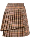 P.a.r.o.s.h . Checked Mini Skirt - Brown