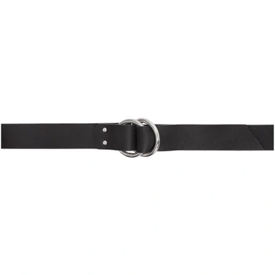 Sulvam Black Ring Belt