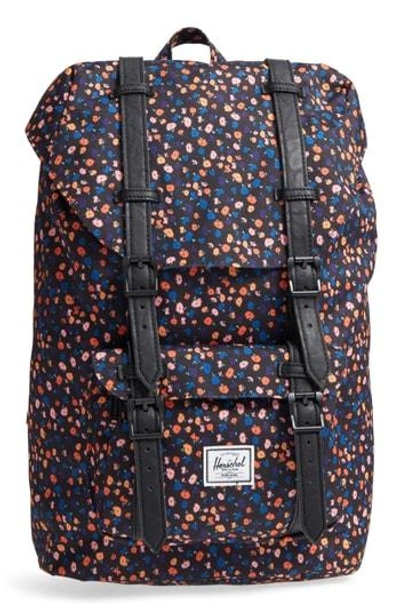 Herschel Supply Co Little America - Mid Volume Backpack - Yellow In Arrowwood/ Tan