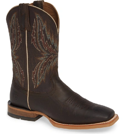 Ariat Arena Rebound Cowboy Boot In Brown/ Desert Leather
