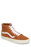 Vans Sk8-hi Reissue High Top Sneaker In Glazed Ginger Suede