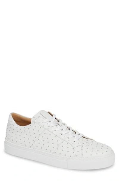 Greats Royale Dots Low Top Sneaker In White W/ 3m Dots