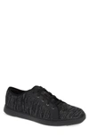 Fitflop Christophe Knit Lace-up Sneaker In Black