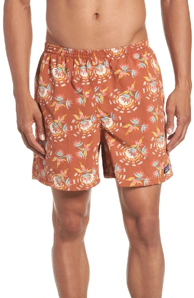 Patagonia Baggies 5-inch Swim Trunks In Solar Paradise/ Cooper Ore