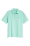 Patagonia Trout Fitz Roy Regular Fit Organic Cotton Polo In Vjosa Green
