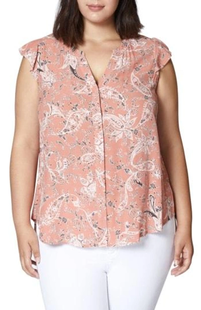 Sanctuary Paisley Ruffle Top In Canyon Tapestry