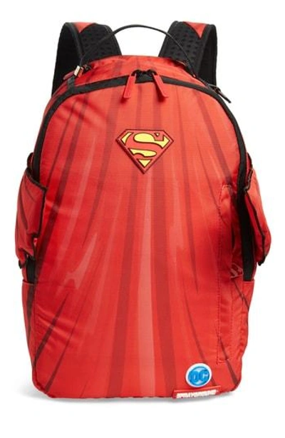 Sprayground Superman Cape Wings Backpack In Red