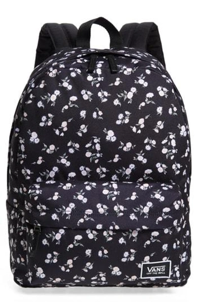 Vans Realm Classic Backpack - Black In Sundaze Floral | ModeSens