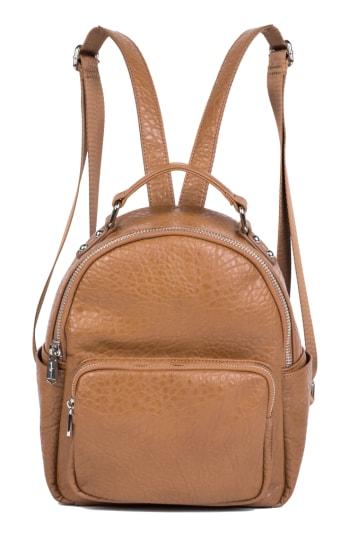 Urban Originals Vegan Leather Mini Backpack - Brown In Caramel | ModeSens