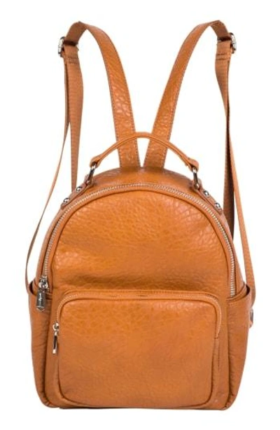 Urban Originals Vegan Leather Mini Backpack In Tan