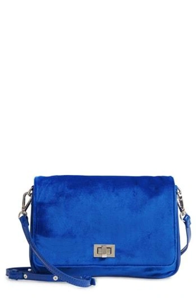 Steve Madden Velvet Crossbody Bag - Blue