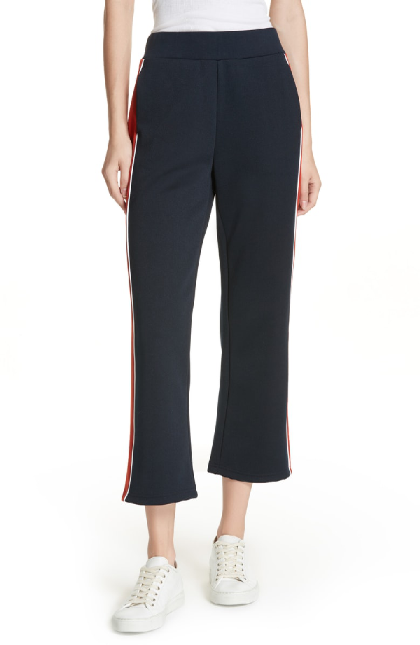 high waist track pants