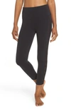 Alo Yoga Chevron High Waist Capri Leggings In Black