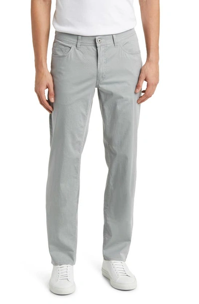 Brax Cooper Microprint Ultralight Five-pocket Pants In Silver