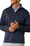 Tommy Bahama Quarter Zip Pullover In Ocean Deep