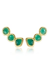 Yellow Gold/ Green Onyx