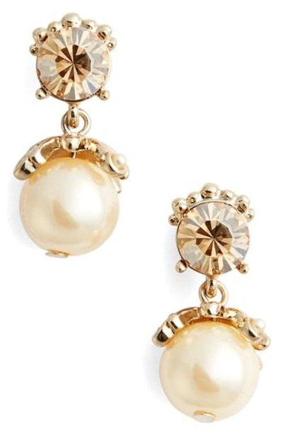 Marchesa Double Drop Earrings In Silk Multi/ Gold